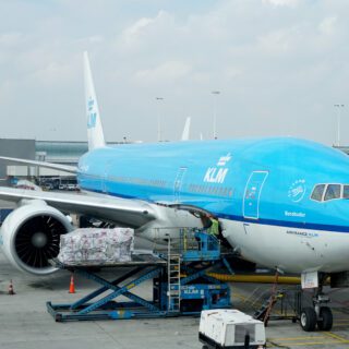 Amsterdam/netherlands,-,Circa,2016:,A,Klm,Boeing,777,In,The